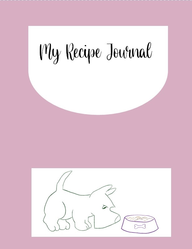 Scottish Terrier Recipe Journal cookbook cover