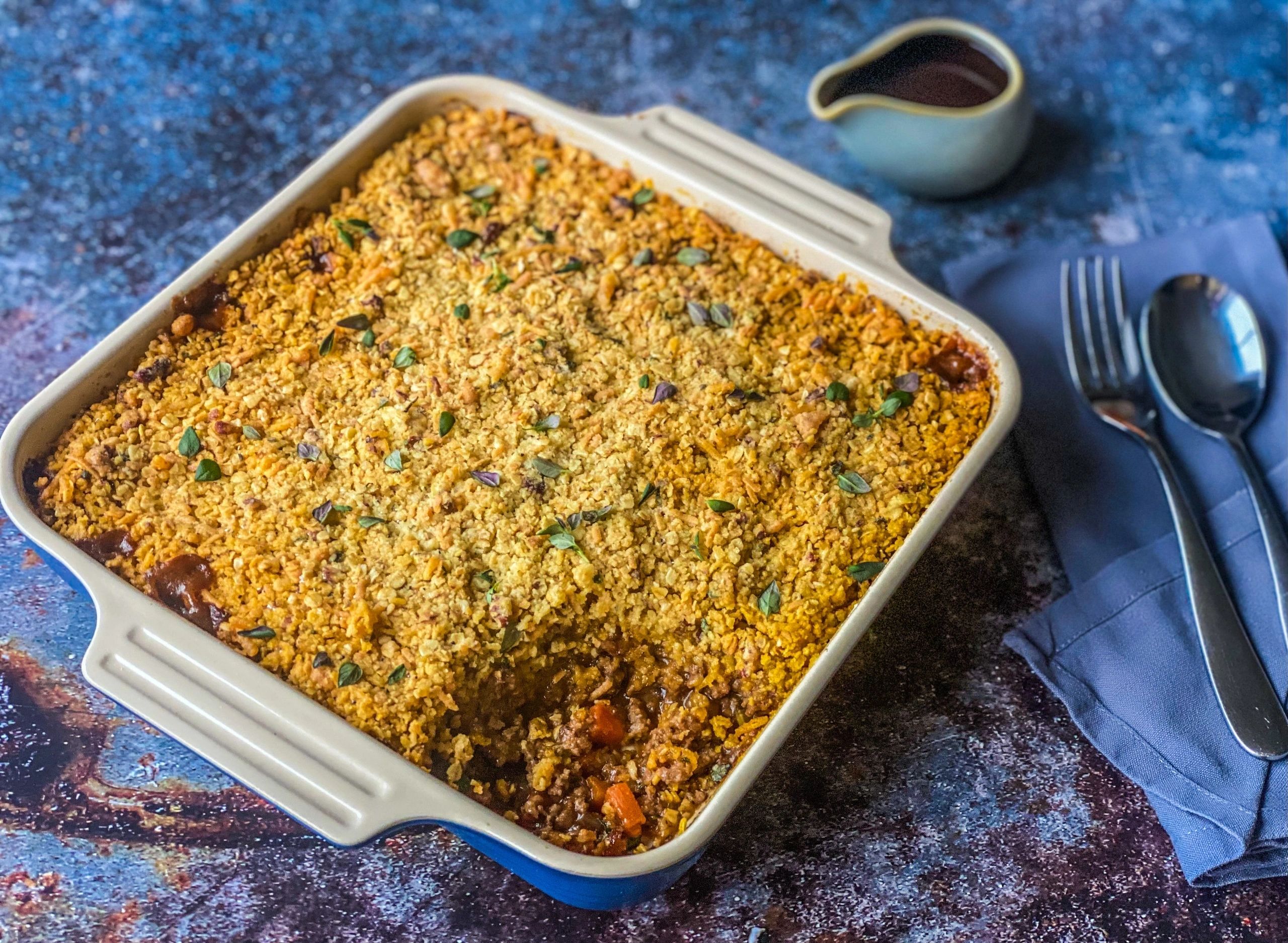 Shepherd's Crumble: Pie's Cheeky, Crumbly Cousin