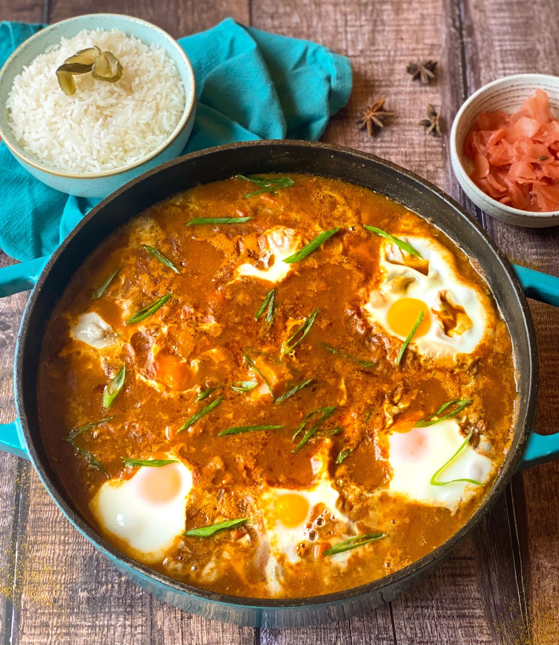 From East to South West: Japanese Curry Shakshuka