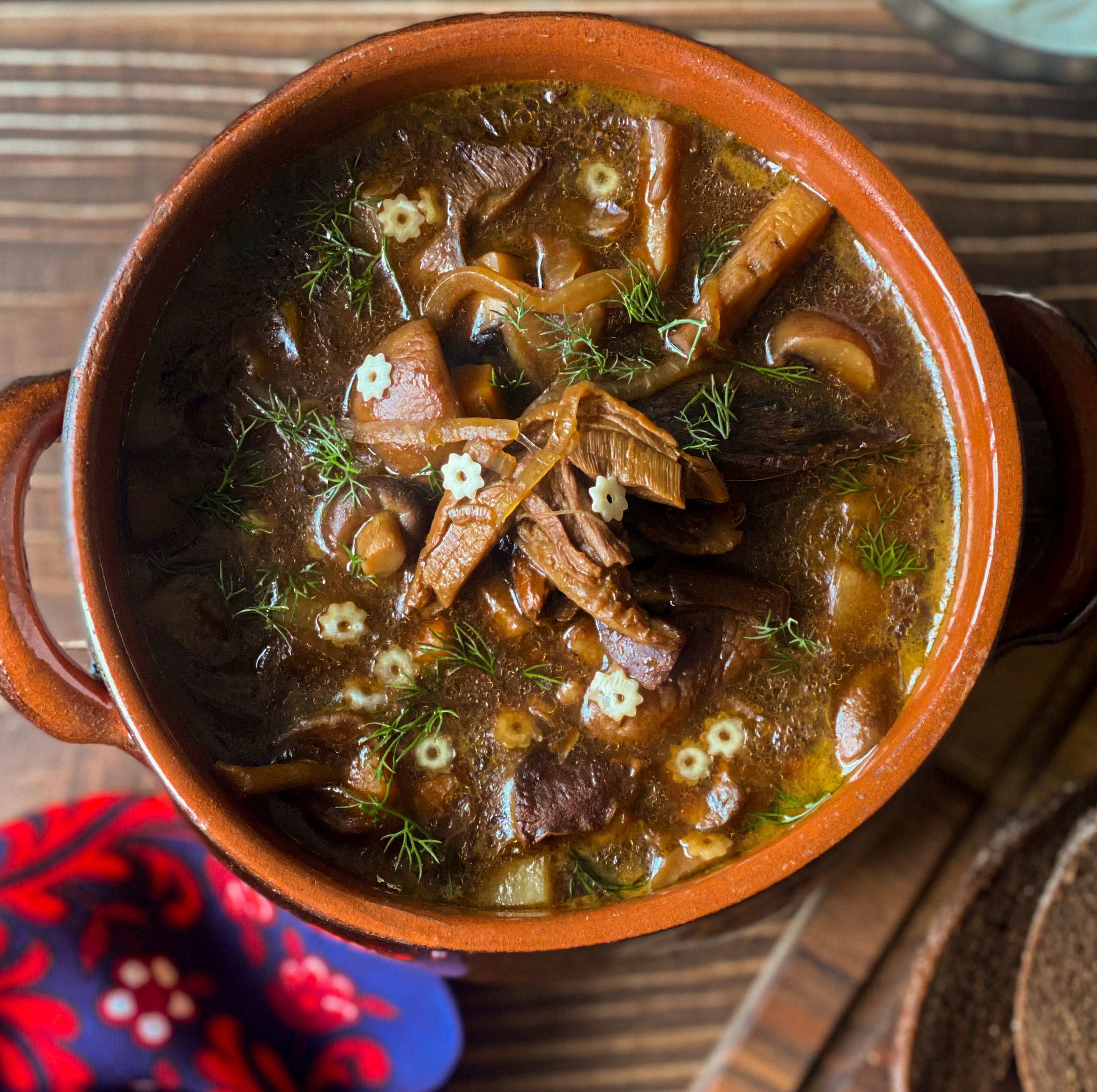 Porcini Mushroom Soup from the Carpathians