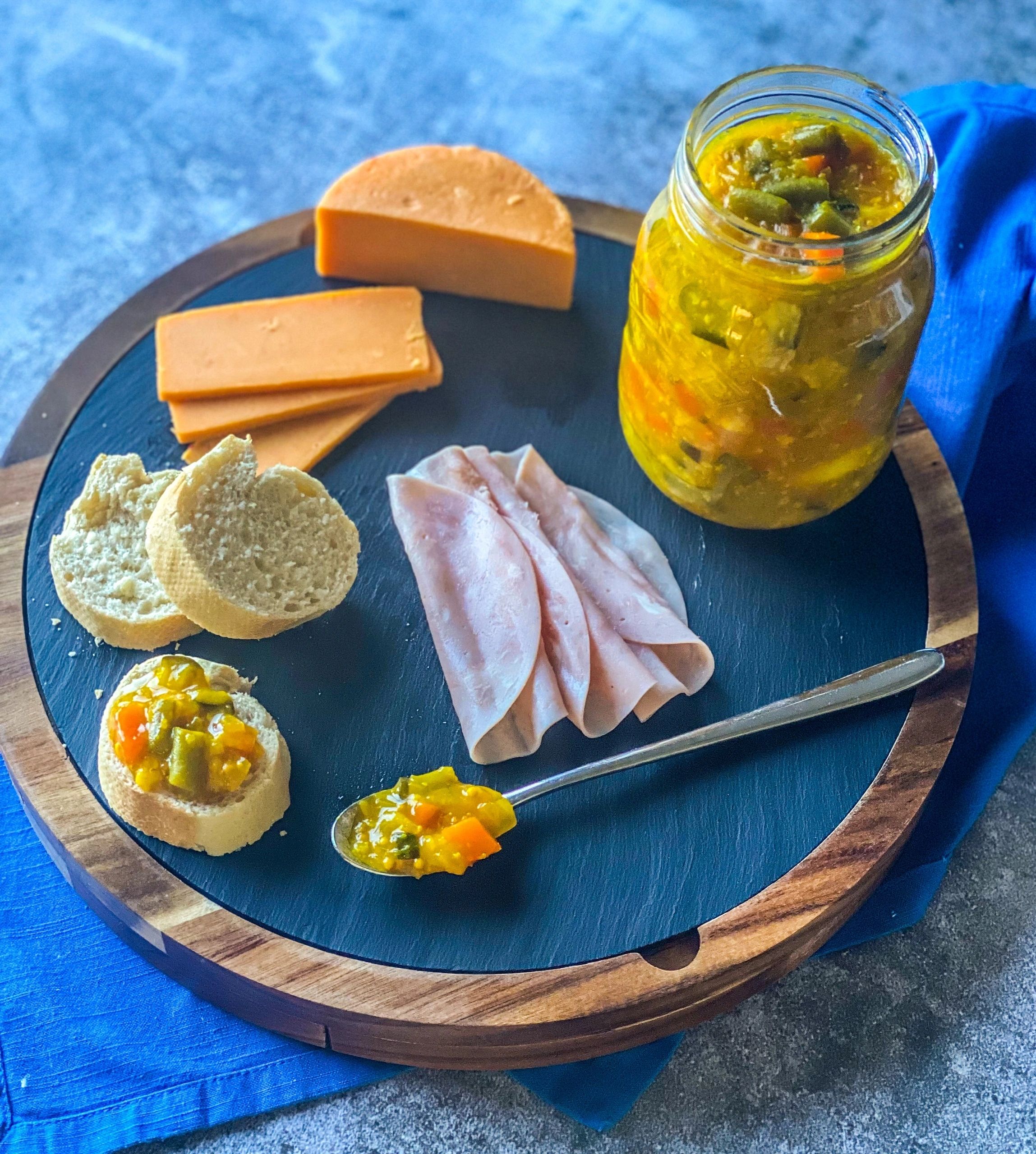 Homemade Piccalilli:  The Perfect Pickle for Ploughman's!