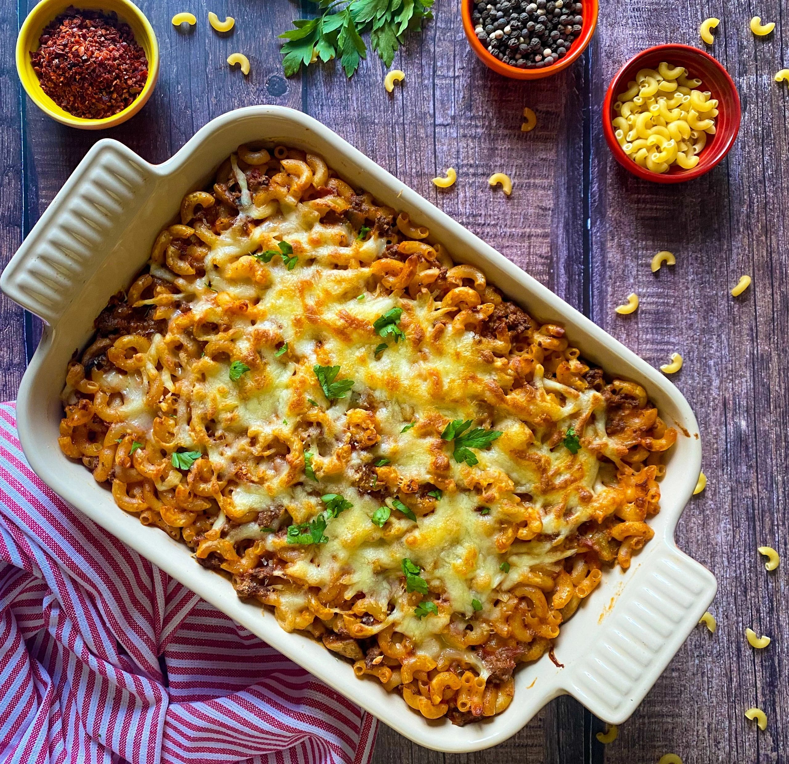 Johnny Marzetti: Classic Hearty Italian-American Pasta Bake