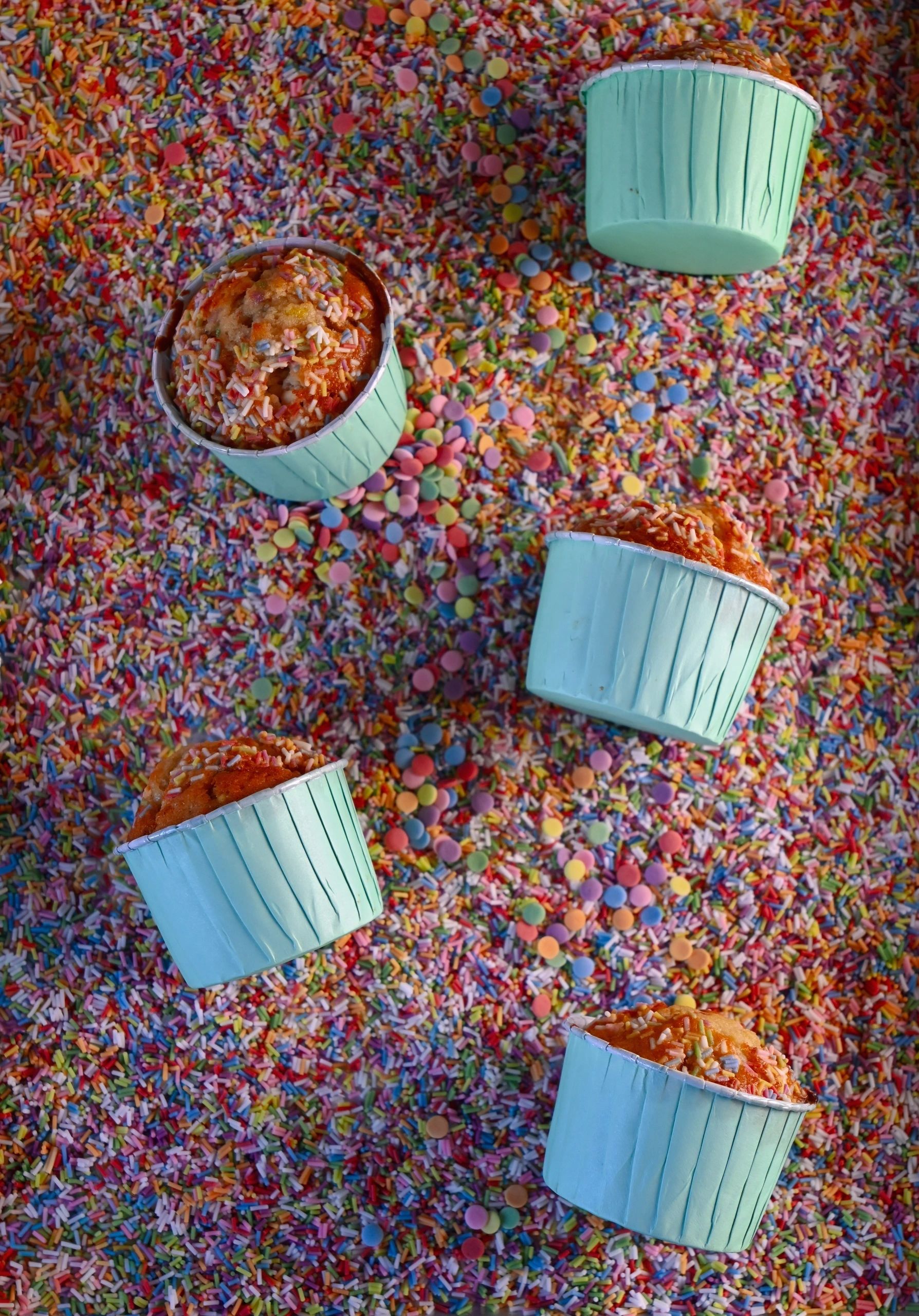 Funfetti Banana Chip Muffins