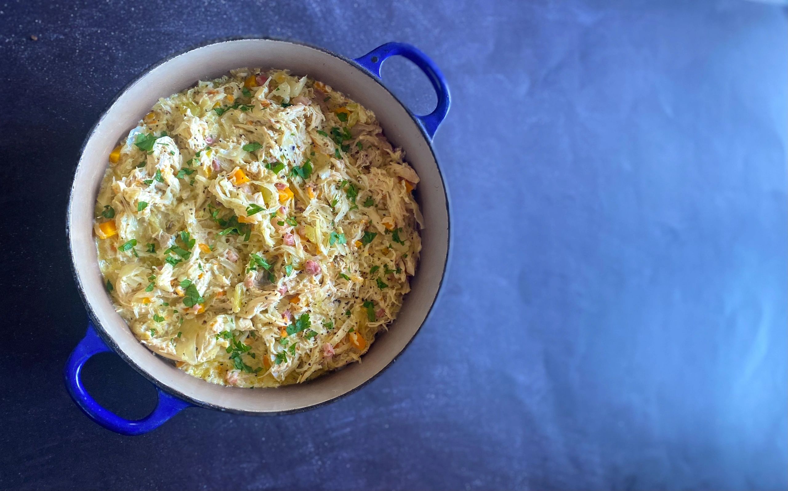 A Cosy Alsatian Chicken Choucroute (Alpha‑gal Friendly) 