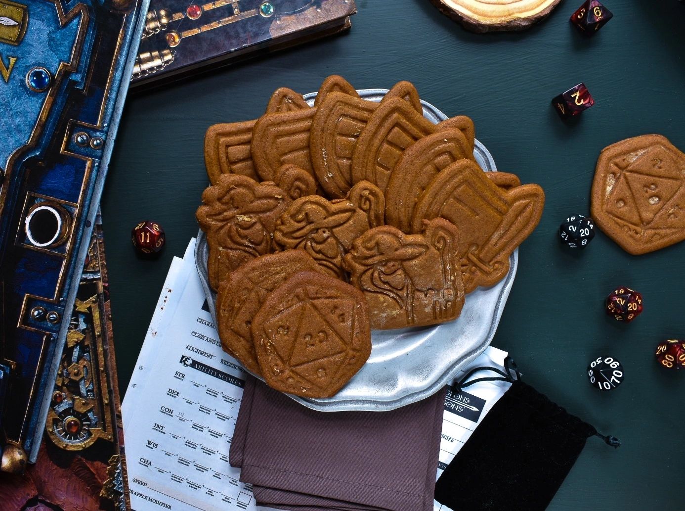 Game Night! No Spread Gingerbread Cookies