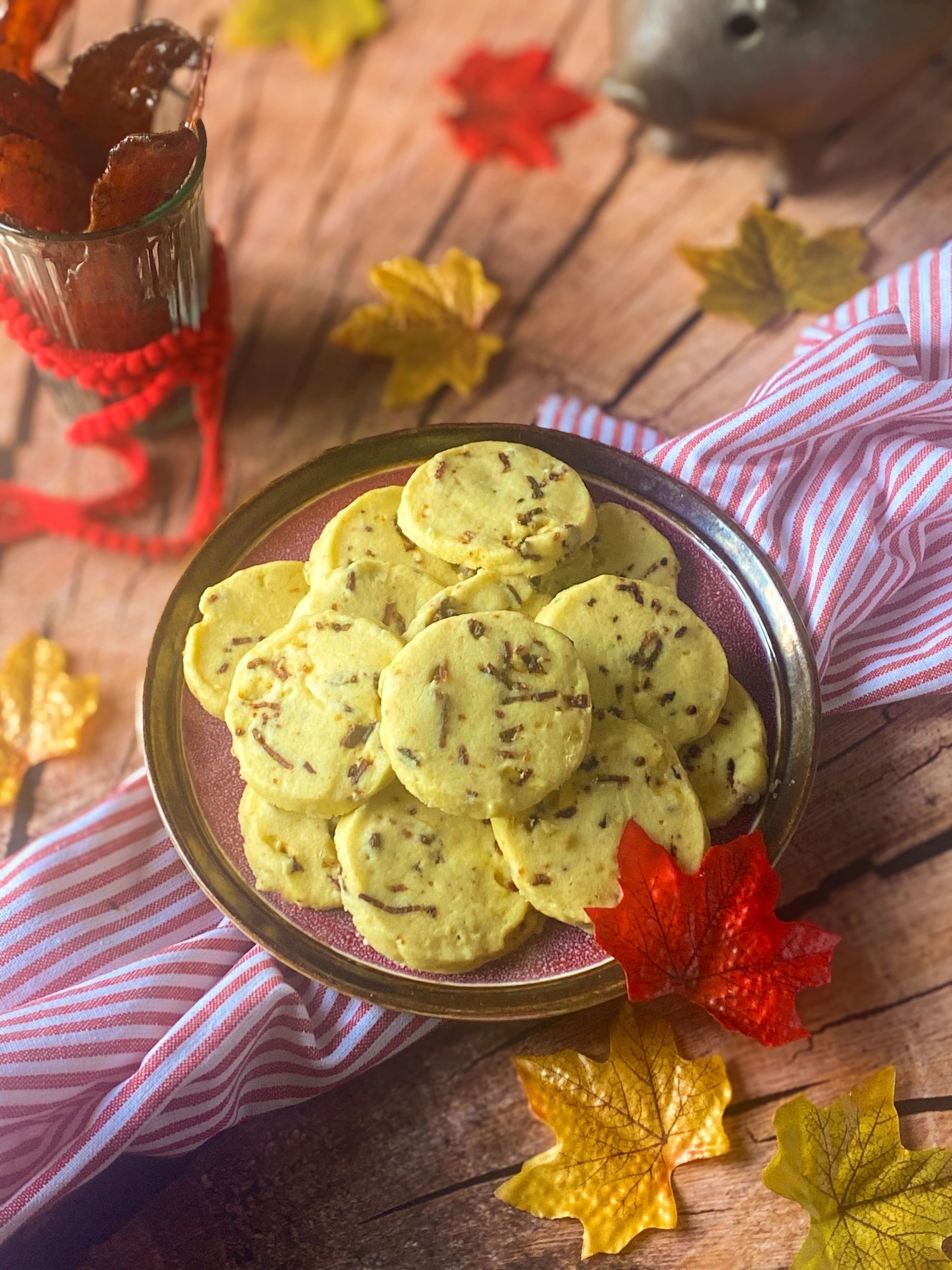Candied Maple Bacon Whipped Shortbread