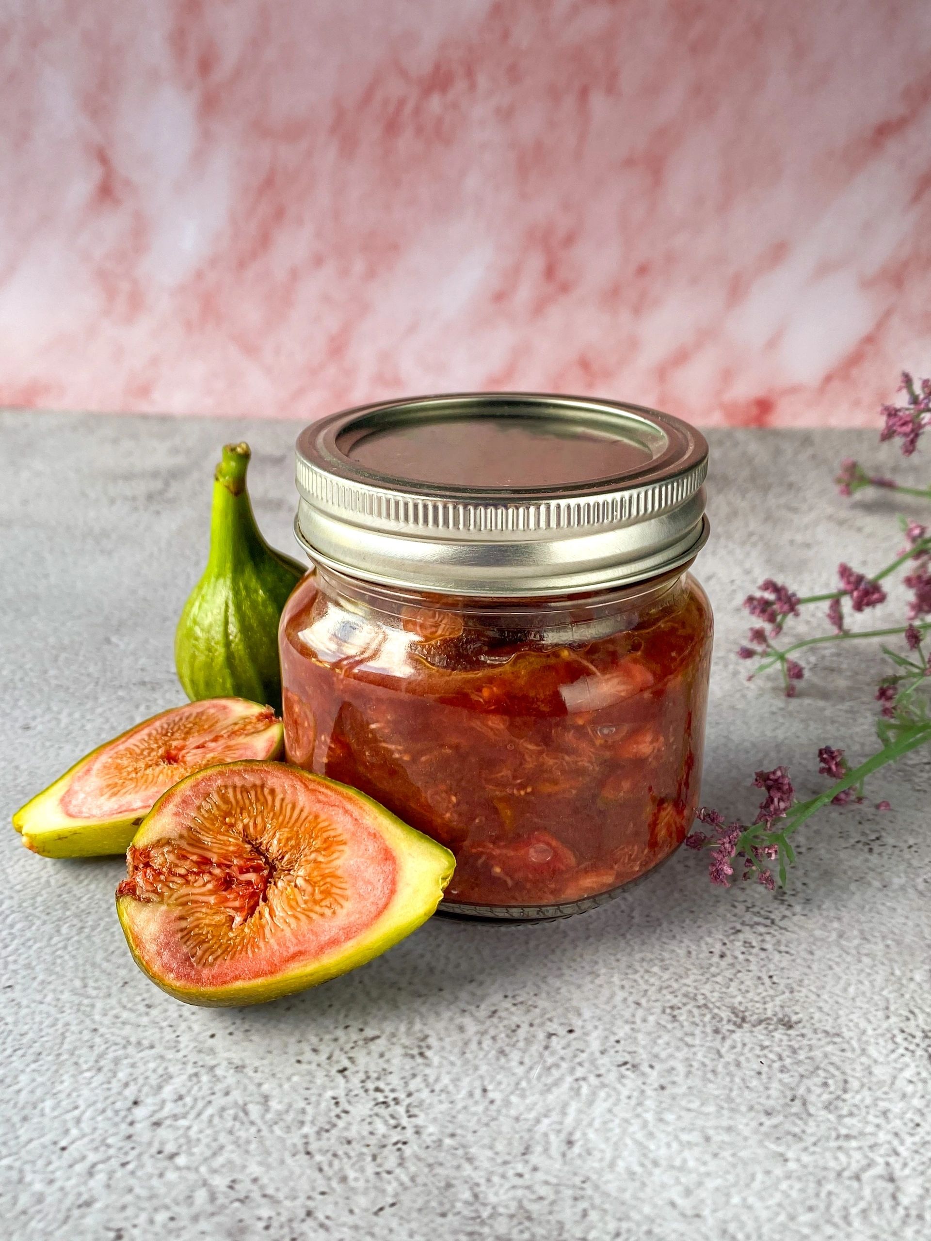 Fig and Balsamic Red Onion Jam (Freezer Jam Recipe)