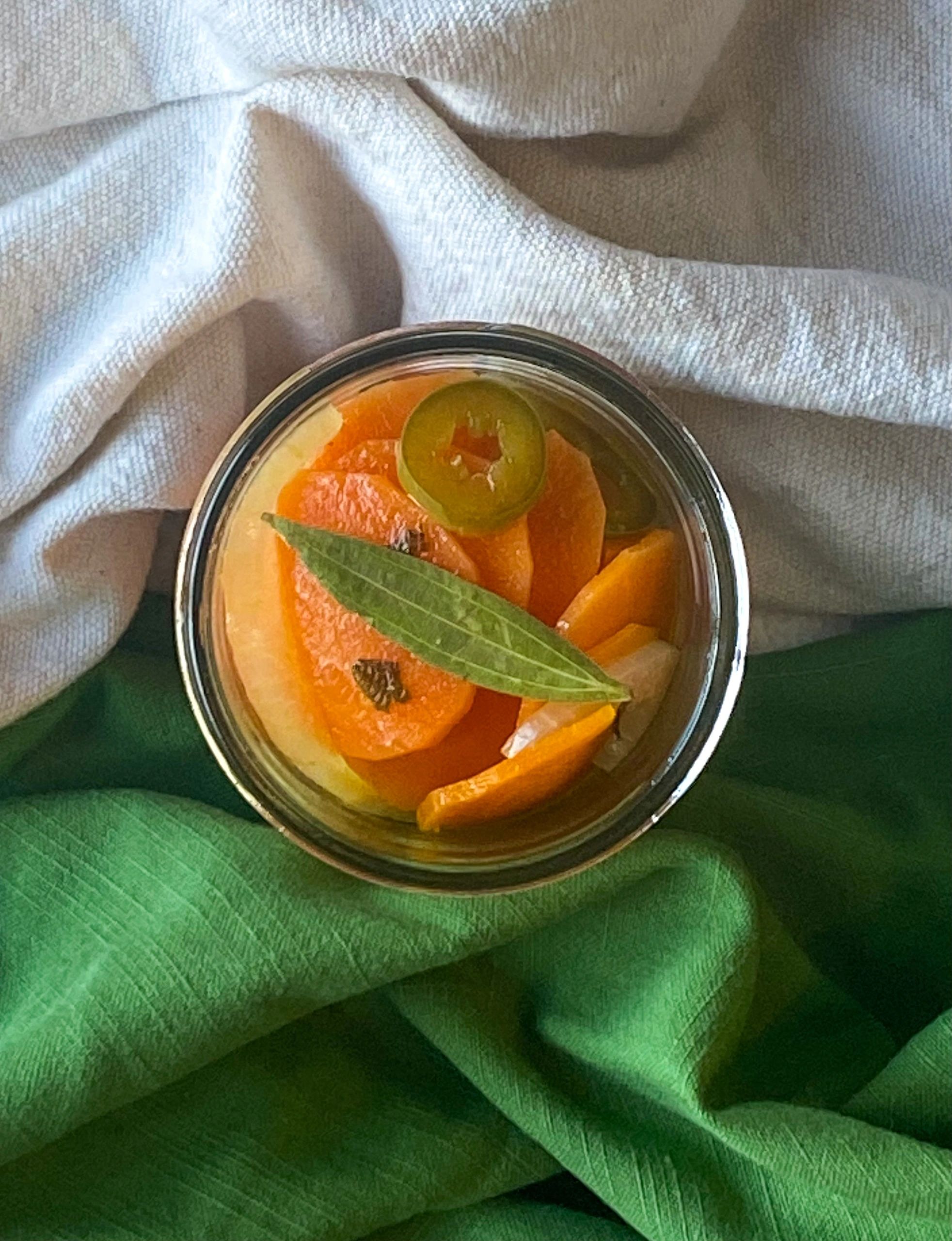 Escabeche: Tangy Mexican Pickled Carrots and Jalapeños